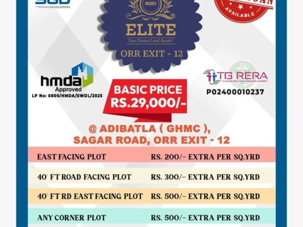 Plots for Sale in Adibatla