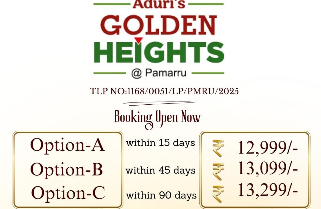 Plots for Sale in Pamarru