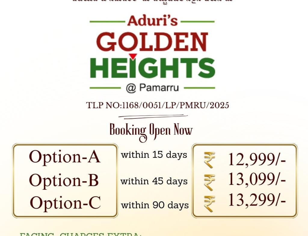 Plots for Sale in Pamarru